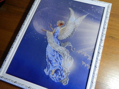 Angel Beaded Embroidery Picture Bead picture Handmade beaded - Picture 4 of 12