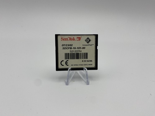 2002 Vintage Sandisk 16mb Compact Flash Card (SDCFB-16-101-00) - Picture 2 of 2