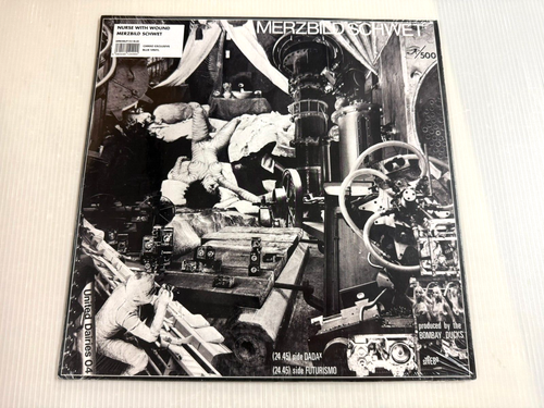NURSE WITH WOUND Merzbild Schwet LP New! Sealed! 2020 United Dirter BLUE VINYL - Picture 2 of 3