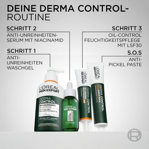 L'Oréal Men Expert Anti-Pickel Gesichtsreinigung für Männer,1 x 260 ml - Bild 6 von 7