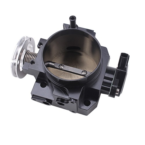 Black 70mm Throttle Body+TPS for Civic Si K-Series K20 Engine Acura RSX - Picture 3 of 8