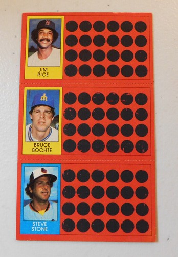1981 TOPPS BASEBALL SCRATCH-OFF COMPLETE PANEL YOU PICK YOUR CARD (item#J11) - Picture 43 of 63