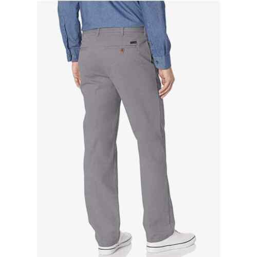 Izod Performance Plus Stretch Flat Front Straight Chino Pants 50W x 29L - Picture 3 of 11