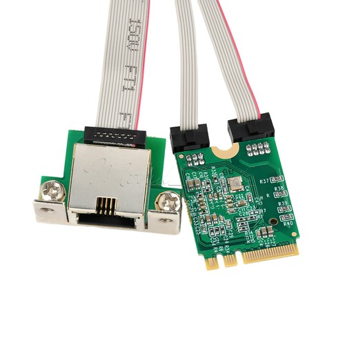 M.2 Key A+E/PCI-E 2.5G Gigabit Ethernet Network Lan Card 1000Mbps RTL8125BG Chip - Afbeelding 26 van 30