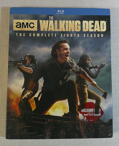 The Walking Dead: the Complete Eighth Season 8 (Blu-ray, 2017, 5-Disc) AMC NEW!