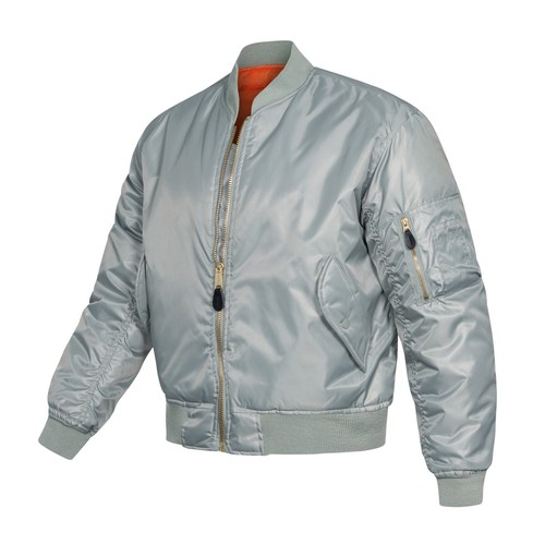Bomber Jacket MA1 Flight Pilot US Air Force Military Style Padded Coat Biker Top - Picture 27 of 61