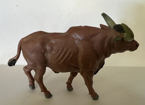 Juguete animal Gaur indio Inglaterra #1321 pintado vintage 54 mm Britains Ltd 1979 Inglaterra #1321 - Imagen 9 de 15