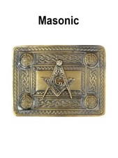 Scottish Masonic Badge kilt Belt Buckle Antique Finish belt Buckle