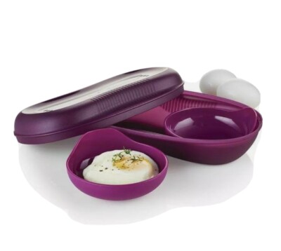 NEW Tupperware Microwave Breakfast Maker Egg Cooker w/Inserts