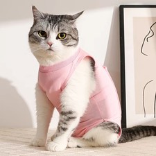 Cat Weaning Suit Anti-Licking Recovery Clothes After Surgery Soft Sterilization