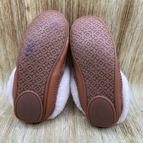 Tory Burch Coley Slippers Women's Size 6 Brown Suede Slippers Slip On Shoes - Picture 8 of 10