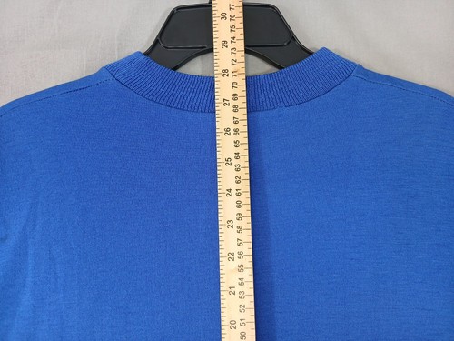 Italy FIGC Team Jersey Rare Vintage LS Home Shirt 1980's Le Coq Sportif Mens 4/5 - Picture 17 of 17