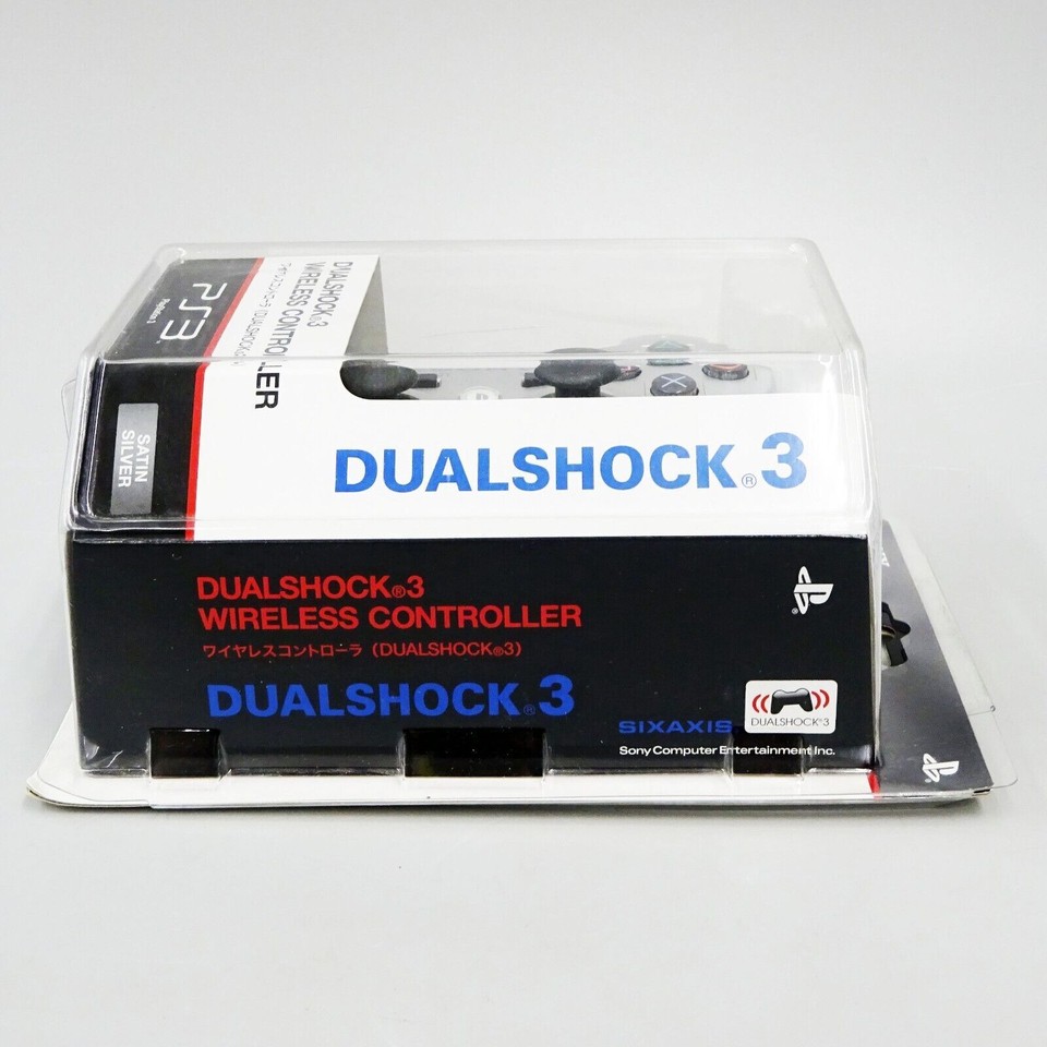 SONY PS3 DUAL SHOCK DUALSHOCK 3 Wireless Controller Satin Silver Japan