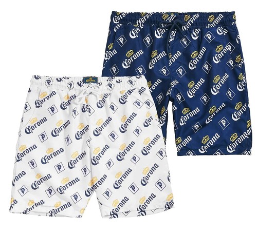 Primitive Skateboarding Apparel Men's X Corona Beer Cerveza Boardshorts