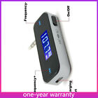 For Mp3 iPod iPhone Cell Phone 3.5mm Handsfree Wireless Fm Transmitter w/ Lcd