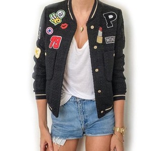 zara patch jacket