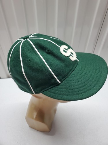 VTG EBBETS FIELD FLANNELS 1938 SEATTLE TACOMA RAINERS BASEBALL FITTED HAT SZ 7 - Picture 4 of 12