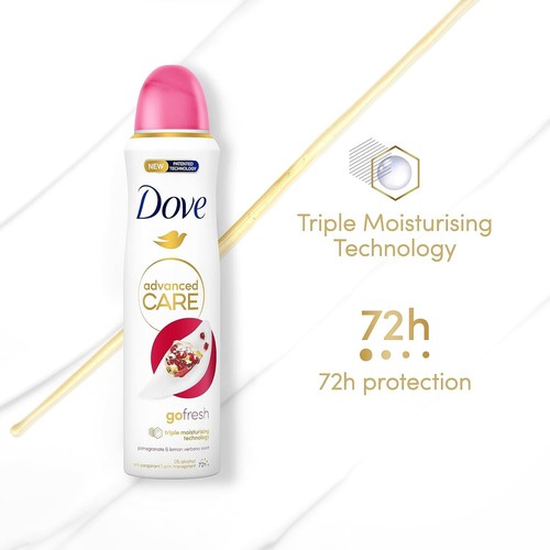 Dove Advanced Care Anti-perspirant Deodorant Spray 72 hour protection 150ml 200m - Picture 15 of 29