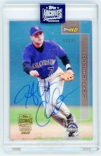 2020 Topps Archives Signature Series JEFF CIRILLO Colorado Rockies AUTO 13/35