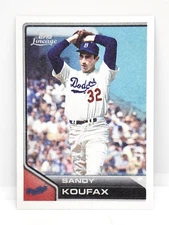 SANDY KOUFAX ~ 2011 TOPPS LINEAGE / TOPPS CLOTH STICKERS #TCS1 ~ DODGERS