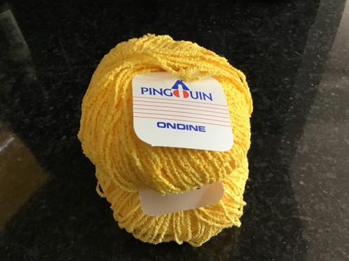 2 Vintage Pingouin "Ondine" - Sunshine Yellow 97% Baumwolle - Bild 1 von 2