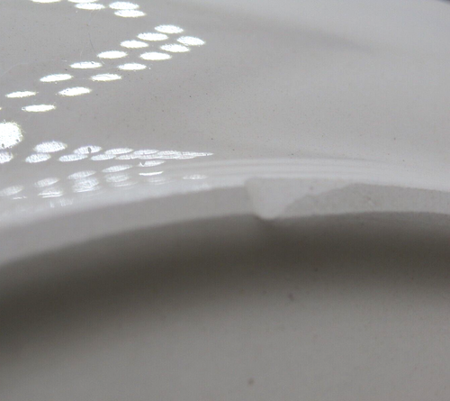 Vtg. Pier 1 White Ironstone w/Gray Gingham Check Plates 8.5" Lunch Salad Set/4 - Picture 12 of 15