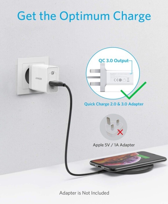 Anker Wireless Charger, PowerWave Pad Model A2503 eBay