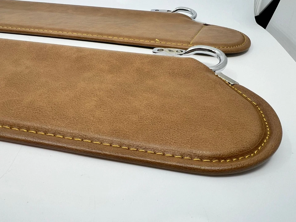 Interior Sunvisor Sun Visors Set for Jeep Wrangler YJ 87-95 TAN - SPICE 2 Pieces - Image 4 of 4