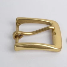 Solid Brass Belt Buckles Tongue Pin Belt Buckle Fits For 1.5 Inches Belt