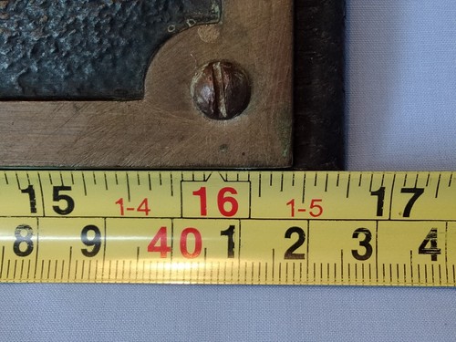 Antique bronze & wood Plaque CANDY RAPID PRESSURE FILTRATION PLANT CO LTD LONDON - Picture 18 of 18