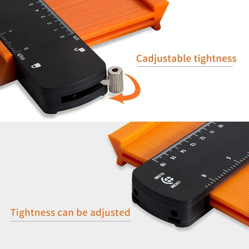 Contour Gauge,2 Pack Contour Gauge Profile Tool,10 and 6 Master Outline Gauge    - Picture 2 of 5