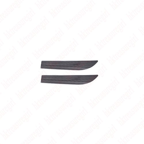 2x Black Titanium Rear Bumpers Lip Side Skirt Splitter For Toyota RAV4 2019-2024 - Picture 6 of 8