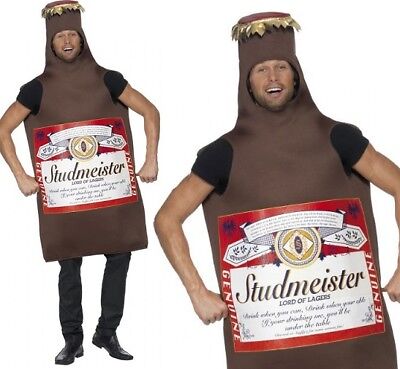 Studmeister Beer Bottle Costume Adult Brown Studmeister Beer Bottle Costume Adult Brown