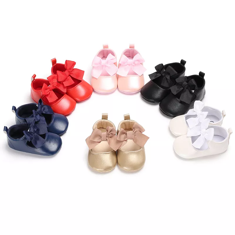 Chaussures berceau princesse b b filles Mary Jane n ud n ud papillon premi res