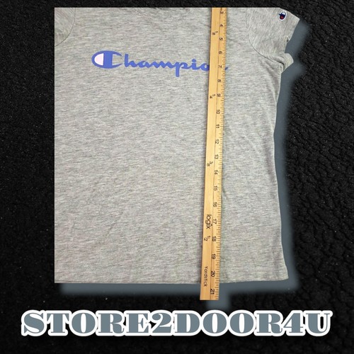 Champion GIRLS size LARGE gray T-SHIRT - Picture 6 of 8