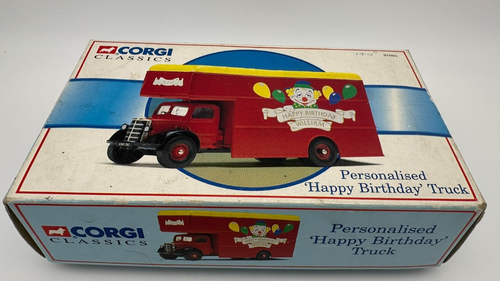 Corgi Classics Personalised Happy Birthday Truck “IAIN ” Bedford Pantechnicon - Picture 2 of 4