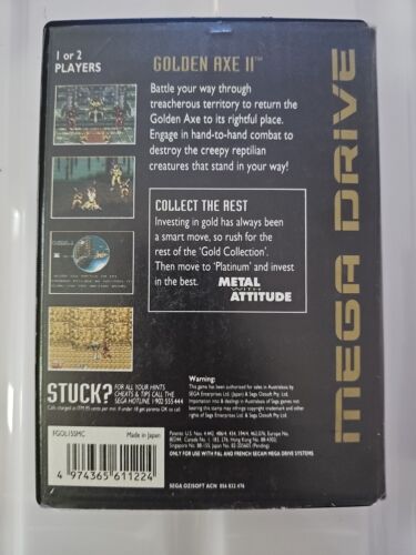 Golden Axe 2 II Sega Mega Drive - 1993 PAL - No Manual - Free Fast Postage - Picture 2 of 4