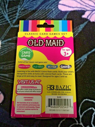 OLD MAID Classic Children's Card Game - LOTS OF FAMILY FUN | HYT - Foto 4 di 4