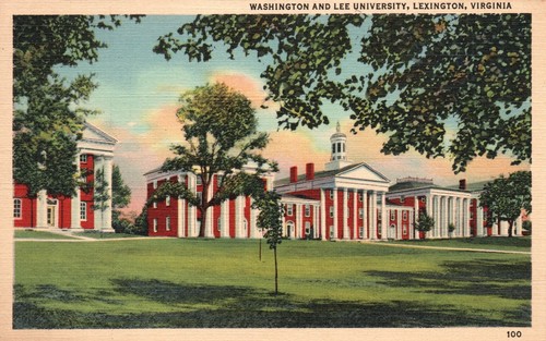 Washington and Lee University Lexington Virginia VA College Vintage Postcard - Picture 1 of 2