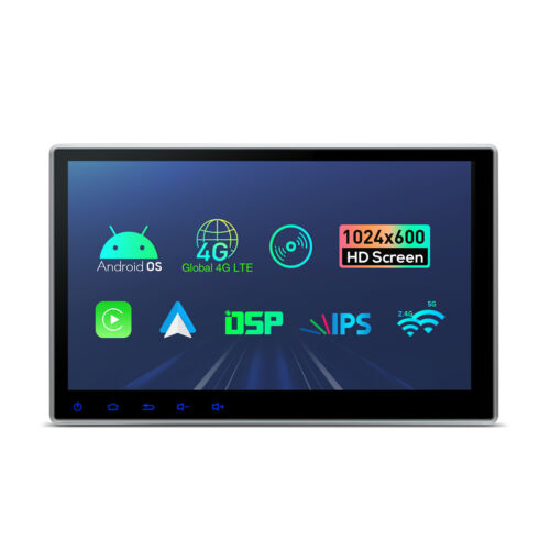 XTRONS 10,1" Android 13 Autoradio 8-Kern Doppel 2 DIN DVD GPS Navi 4G Universal - Afbeelding 1 van 14