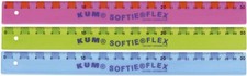 KUM® 225.02.19 Lineal Kunststoff SOFTIE®FLEX - 30 cm, flexibel, sortiert