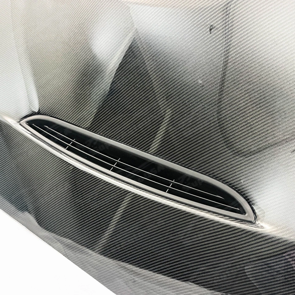 Tampa do capô do capô do motor de carro estilo GTS de fibra de carbono real compatível com BMW M2 F87 2016-2021 - Imagem 2 de 4