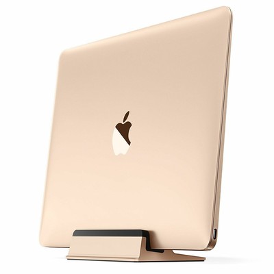 UPPERCASE KRADL Aluminum Stand Mount Holder for Apple MacBook 12/" Gold 2015-2017