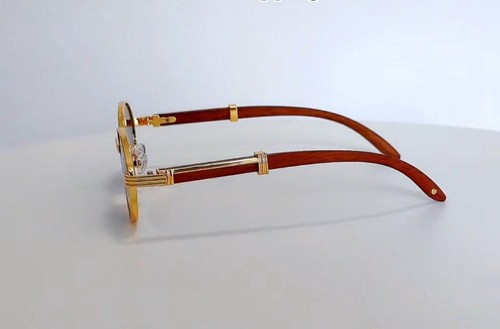 Vintage Round Luxury Sunglasses Women Men Small Frames Oval Sun Glasses Female C - Picture 5 of 9