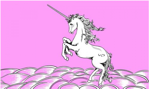Pink Unicorn Flag -100% Polyester 150cm x 90cm 5ft x 3ft