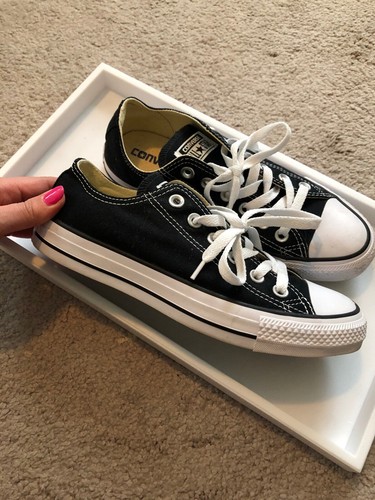 Converse for J Crew Women's 7 Black All Star Sneaker  - Bild 3 von 9