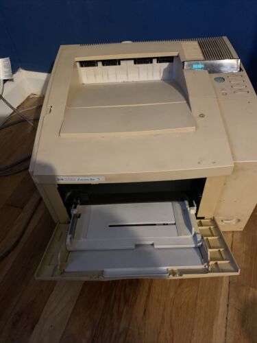 Vintage HP LaserJet 5 C3916A Drucker monochrom funktioniert mit Toner Vintage Retro Antik - Bild 3 von 11