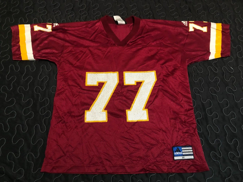 Rare Vtg Adidas TRE' JOHNSON #77 Washington Redskins Jersey Mens Medium Tre - Picture 7 of 8