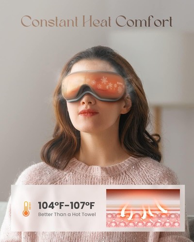 Valentine's Day Gifts for Women Men, Eye Massager with Heat, Compression, - Picture 2 of 49
