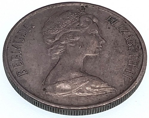 World Coin: 1970 Bermuda - 25 Cents - Circulated (SKU 275) - Picture 2 of 4